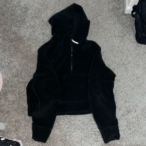 Scuba Oversized Half-Zip Fleece Hoodie Size Medium/Large